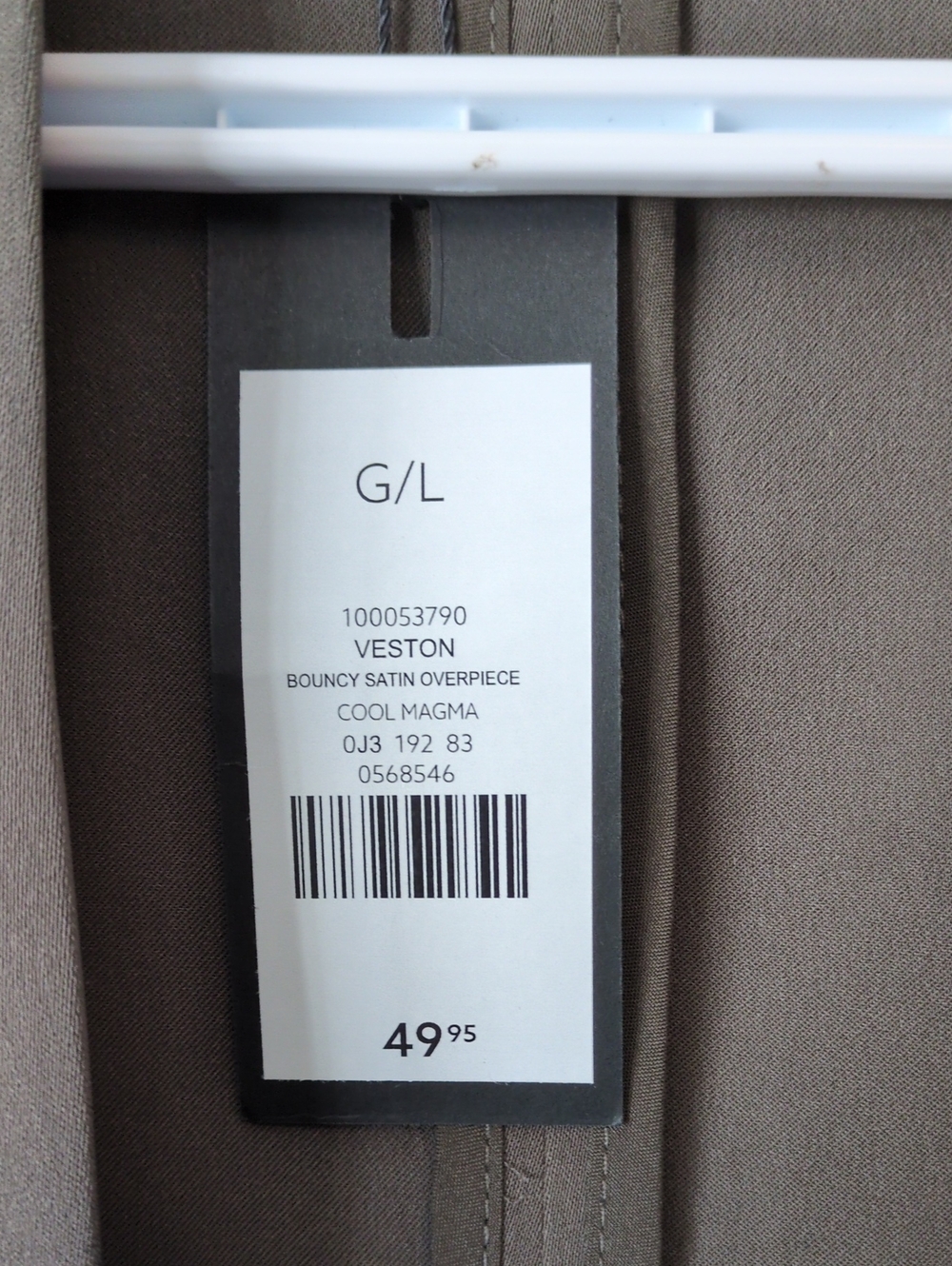Dynamite Gray Open-Front Duster Jacket - Picture 4 of 5